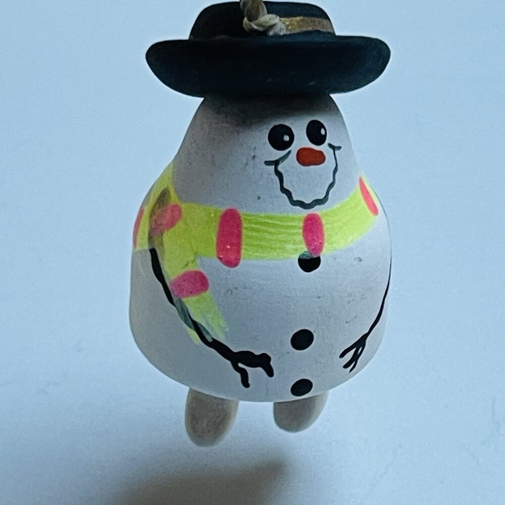 Ceramic Snowman Dangle Legs Hanging Christmas Tree Ornament